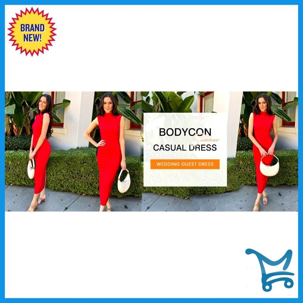 Ruched Bodycon Maxi Dress Elegant Formal Wedding Guest Cocktail Party - Picture 7 of 7